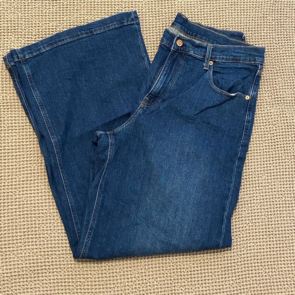 Gap wide leg jeans 33 Long